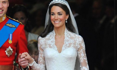 キャサリン妃　ウェディングドレス